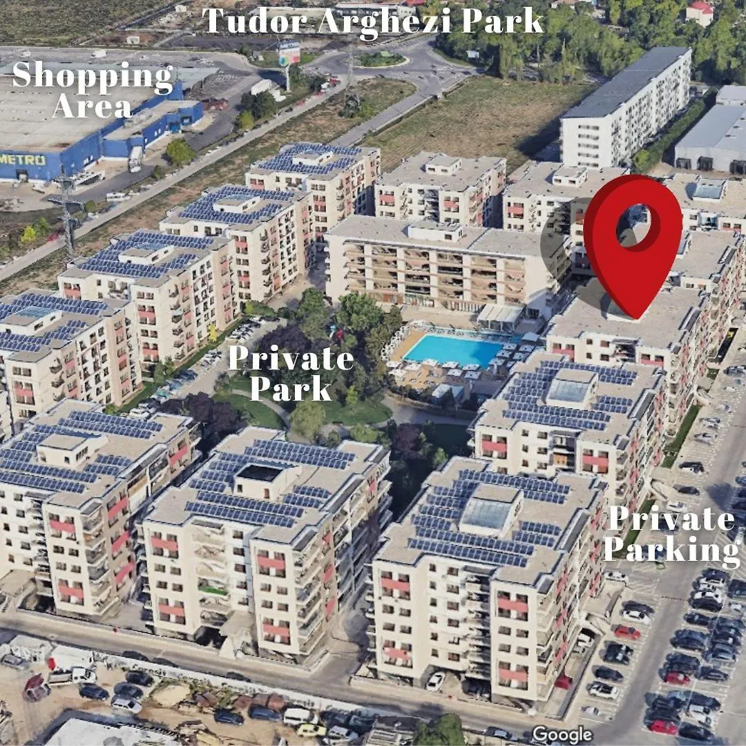 Apartment Solar D3, Private Parking, One Bedroom Bucarest Romania